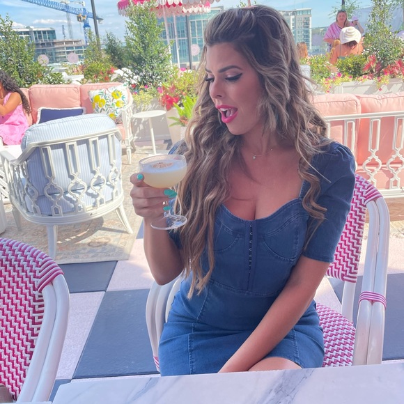 Kittenish denim corset dress size medium - Picture 4 of 4